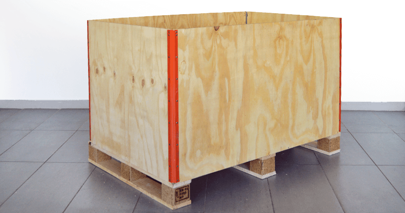 Caja de madera para exportación