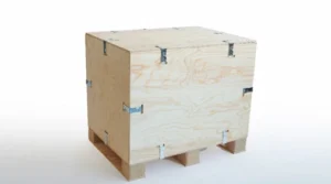 Caja de madera plegable