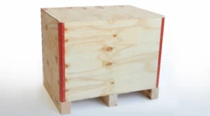 Caja de madera plegable