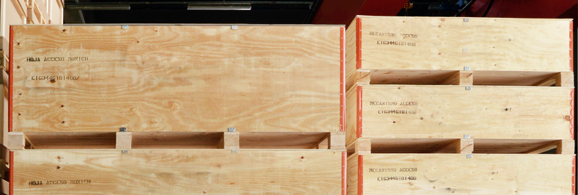 Cajas de madera para exportar