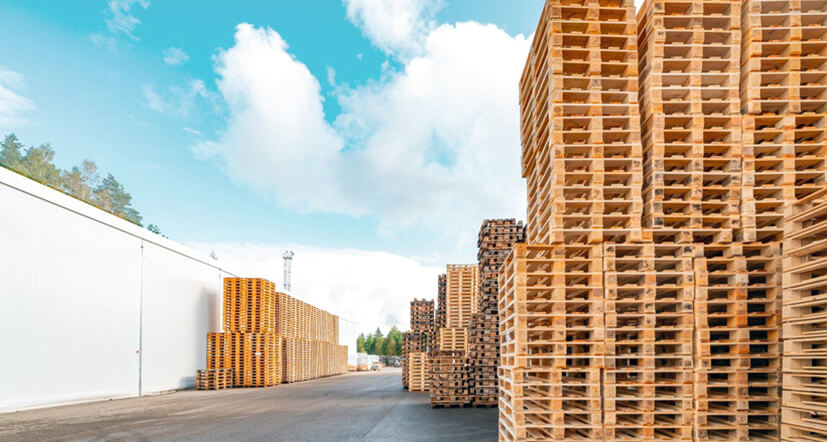 Palets de madera para transporte